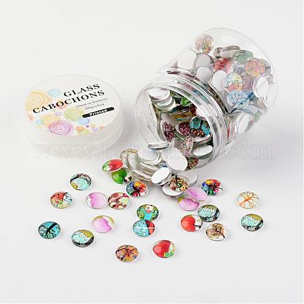 Кабошоны из стекла GGLA-JP0001-12-1