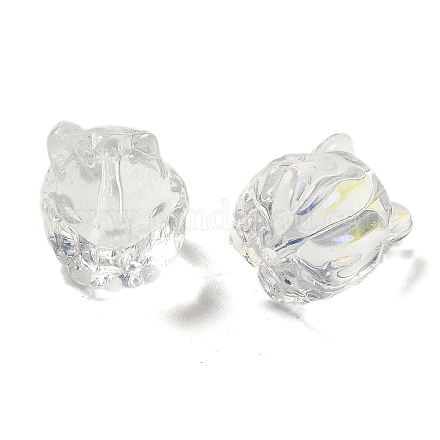 Прозрачные стеклянные бусины GLAA-D025-06M-1
