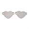 Tarnish Resistant 201 Stainless Steel Links Connectors, Heart, Stainless Steel Color, 14x22.5x0.8mm, Hole: 1.7mm