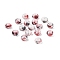 Opaque Spray Painted Glass Beads, Rondelle, Red, 8x5mm, Hole: 2mm, about 1041pcs/450g