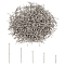 Iron Flat Head Pins, Platinum, 10~26mm, 4300Pcs/set