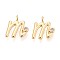 Brass Micro Pave Cubic Zirconia Charms, Long-Lasting Plated, Nickel Free, Real 18K Gold Plated, Letter, Letter M, 12x10x3.5mm, Hole: 1.6~1.8mm