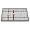 NBEADS 10 Grids Dark Gray Jewelry Organizer Tray Stackable Watch Showcase with Velvet Inside, Imitation Leather Watch Storage Boxes for Necklace Earring Bracelet Ring Watch Brooch Holder