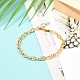 Латунный браслет Mariner Link Chain BJEW-JB06986-2