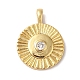 Подвески из латуни и кубического циркония KK-L216-060G-1