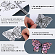 Эскиз рисунка на флизелиновой основе для вышивания DIY-WH0538-006-6