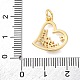 Латунные микро проложить кубического циркония подвески KK-S510-49G-01-3