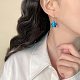 Серьги-подвески в виде цветка из латуни FS-WG0CE55-07-2