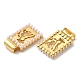 Подвески из латуни и акрила с жемчугом KK-G488-05B-G-2