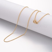 Ионное покрытие(ip) ожерелье из нержавеющей стали 304 MAK-G004-05G