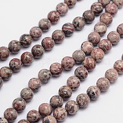 Круглые натуральные леопардовые шкуры из яшмы G-L419-44