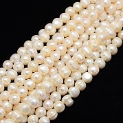 Нити из натурального культивированного пресноводного жемчуга PEAR-L001-F-14-01