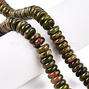 Природные Unakite бисер нитей G-T138-61