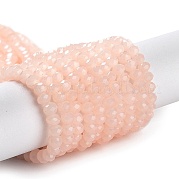 Запекание расписных стеклянных бусин с имитацией нефрита DGLA-A034-J4MM-A14