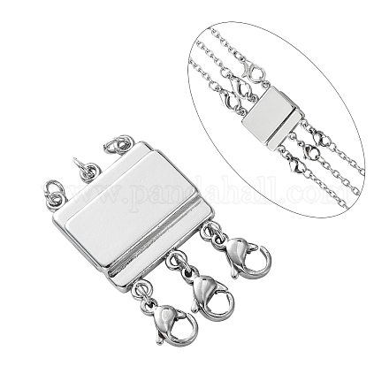 Коробка из цинкового сплава конвертер с магнитными застежками PALLOY-C159-02P-1