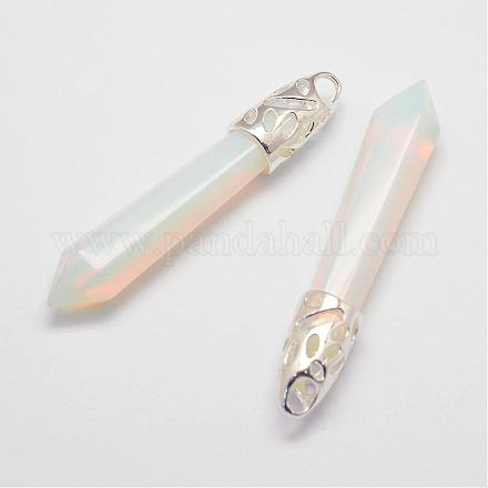Опалитные большие остроконечные подвески G-D860-C09-P-1