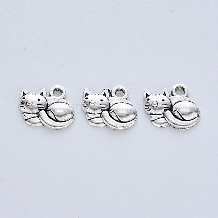 Подвески из сплава в тибетском стиле TIBE-R316-062AS-RS-1