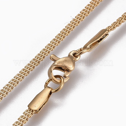 Цепочки из нержавеющей стали 304 NJEW-L167-07A-G-1