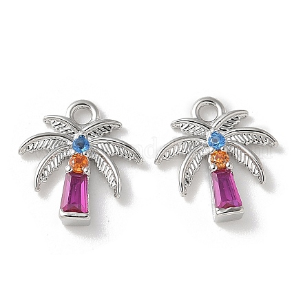 Латунные микро проложить кубического циркония подвески KK-P290-58P-1