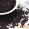 Glass Seed Beads, Silver Lined, Cylinder, Camellia, 2x1.5mm, Hole: 1.4mm, about 5599pcs/50g