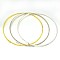 Brass Choker Collar Necklace Making, Rigid Necklaces, Mixed Color, 5.11 inch(13cm)