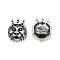 Tibetan Style Alloy Beads, Cadmium Free & Lead Free, Lion, Antique Silver, 14x11.5x8mm, Hole: 1.6mm, about 610pcs/1000g