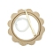 Medium Density Fiberboard (MDF) Embroidery Hoops, with Rubber Strip and Wooden Needle, Embroidery Circle Cross Stitch Hoops, for Sewing, Needlework and DIY Embroidery Project, Flower, 195x15mm