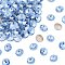 Preciosa® MAXIMA Crystal Round Stones, Czech Crystal, Bicone(436 11 177 Rivoli), Dura Foiling, 30020 Light Sapphire, SS47(10.55~10.9mm)