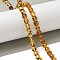 Natural Amber Beads Strands, Round, 6mm, Hole: 1mm, about 58pcs/strand, 14.88''(37.8cm)