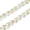 Electroplate Transparent Glass Beads Strands, Star, Faceted, Half Plated, Medium Spring Green, 7.5x8x5mm, Hole: 0.7mm, about 80pcs/strand, 21.56''(54.75cm)