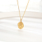 Elegant Stainless Steel Rose Pendant for Women's Daily Wear