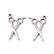 Non-Tarnish 201 Stainless Steel Pendants, Scissor, Stainless Steel Color, 33.5x22x2.5mm, Hole: 2.5mm