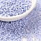 Cylinder Seed Beads, Frosted Colors, Uniform Size, Lilac, 2x1.3~1.5mm, Hole: 0.8~1mm, about 40000pcs/bag, 450g/bag