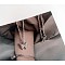 Butterfly Alloy Crystal Rhinestone Pendant Necklaces for Women, Platinum, 18.70 inch(47.5cm)