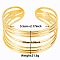 Stylish European and American 304 Stainless Steel Cuff Bangles for Women