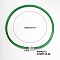 Simple Hip-hop Rock Style Silicone Choker Necklaces with Magnetic Clasp, Green, 15.35 inch(39cm)
