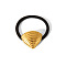 Stainless Steel Elastic Hair Ties for Women Girls, Scrunchie/Scrunchy Hair Accessories, Shell Shape, 30x25x3.5mm, Inner Diameter: 42mm