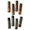 Natural Picasso Jasper Pendants, Rectangle Charms, 48x10.5~11x4~4.5mm, Hole: 1.2mm