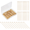 PH PandaHall 200pcs Head Pins, 40mm Ball Head Pins 24 K Gold Plated 304 Stainless Steel Jewelry Making Pins 0.7mm(21 Gauge) Beading Pin for DIY Charm Earrings Braceles Necklaces Crafts Jewelry Making