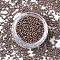 TOHO Round Seed Beads, 11/0, Japanese Seed Beads, (1700) Gilded Marble White, 11/0, 2x1.5mm, Hole: 0.5mm, about 20000pcs/bag, 100g/bag