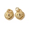 Brass Charms, Heart-shape Lock, with Jump Ring, Rack Plating, Long-Lasting Plated, Lead Free & Cadmium Free, Real 18K Gold Plated, 12x10x2mm, Hole: 3.5mm