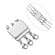 Коробка из цинкового сплава конвертер с магнитными застежками PALLOY-C159-02P-1
