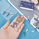 Подвески со стразами из сплава 10 шт. FIND-SC0007-77-3