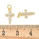 Латунные микро проложить кубического циркония подвески KK-U056-26G-3