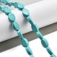 Синтетических нитей бирюзовые бусы G-P559-B02-01-2