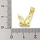 Подвески из циркония с покрытием из латуни KK-G513-19G-3