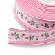 Цветок печатные ленты Grosgrain ORIB-L004-02-1