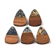 Подвески из смолы и дерева WOOD-S061-02F-1