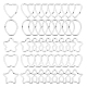 50 шт. 5 стильные железные застежки для ключей FIND-CA0003-95-1