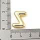 Латунные микропаве прозрачные подвески с фианитом KK-E093-04G-Z-3